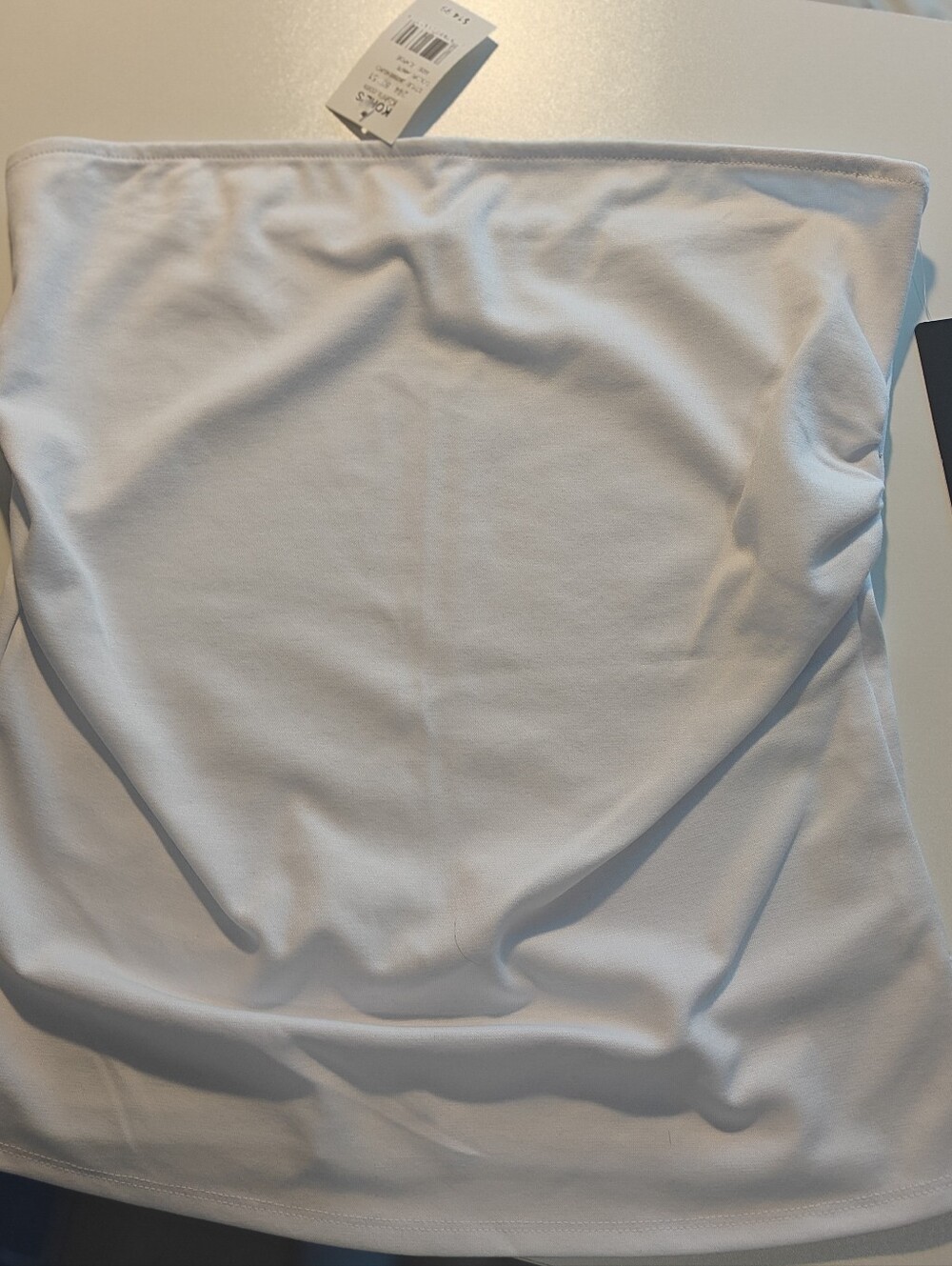 Madden Girl White Strapless Tube Top - Classic Knit